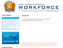 Tablet Screenshot of directsupportprofessional.org